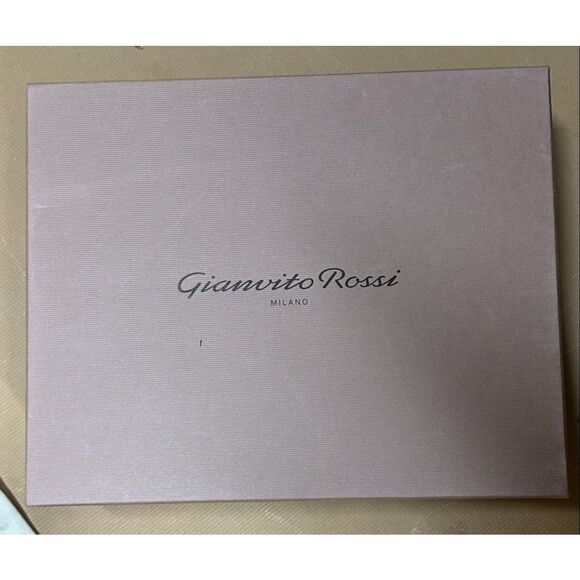 GIANVITO ROSSI BEBE CAMOSCIO+CORK Heeled Sandals in Biege NWB Size 41/ US 11 - Picture 8 of 10